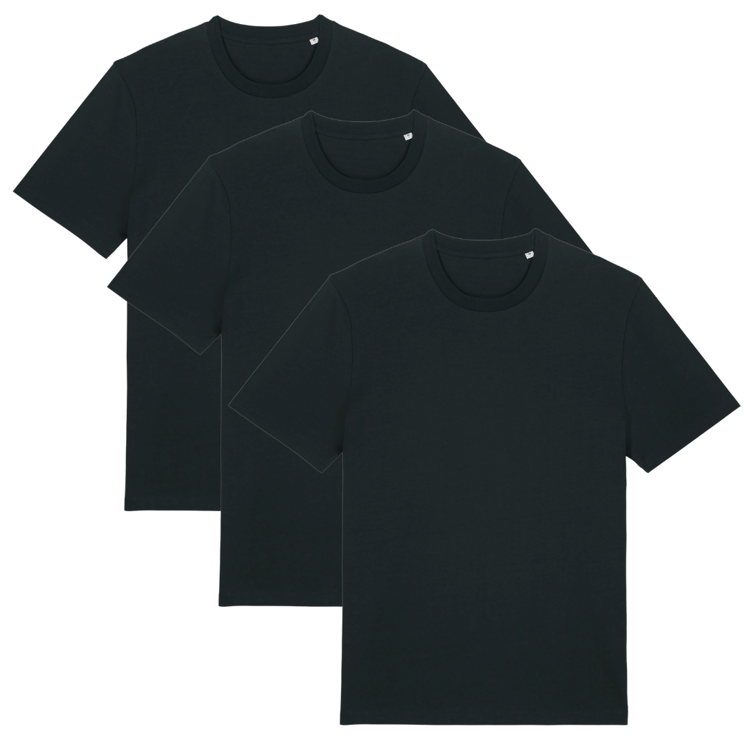 Black 3-Pack Sweat Proof T-Shirt